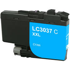Brother LC3037C CYAN 1500 Pages MFC-J5845DW, J5945DW, J6545DW, J6945DW Extra High Yield Ink